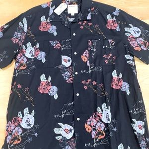 NWT Men’s life/after/denim double pocket button down size L